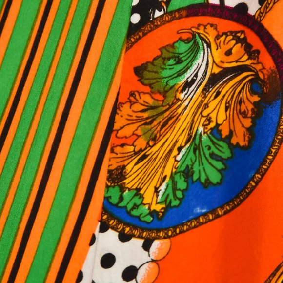 90s Vintage Colorful Striped Summer Maxi Dress - Picture 5 of 11